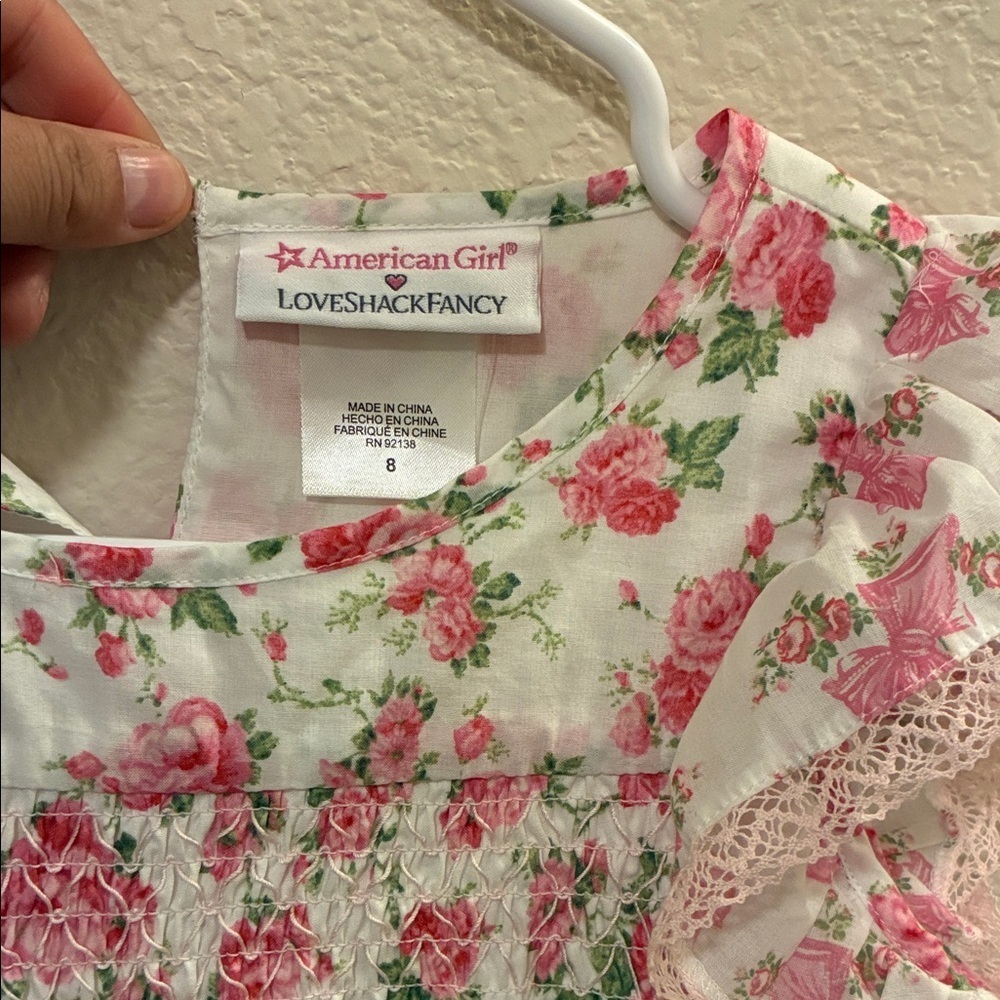 LoveShackFancy Pink Floral Kids Formal Dress NEW 🆕 - Picture 4 of 7